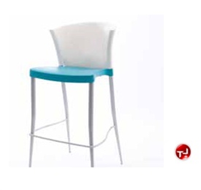 Picture of Westinnielsen Azuza Cafeteria Dining Armless Plastic Stack Stool Chair