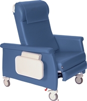 Picture of Winco 6950 Medical Elite XL Bariatric Mobile Care Recliner, Swing Away Arms