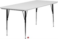 Picture of Brato 30" x 72" Adjustable Plastic Folding Table