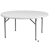 Picture of Brato 60" Round Resin Plastic Folding Table