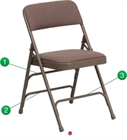 Picture of Brato Beige Metal Folding Chair