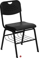 Picture of Brato Classroom Plastic Chair with Book Basket