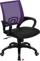 Picture of Brato Mid Back Office Mesh Chair, Leather Seat
