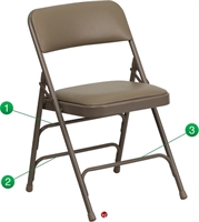 Picture of Brato Padded Metal Folding Chair