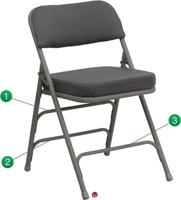 Picture of Brato Padded Metal Folding Chair