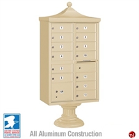 Picture of BREW Aluminum Mailbox Cluster Box, 13 Doors