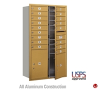 Picture of BREW Aluminum Mailbox Locker, Double Column, Front Loading