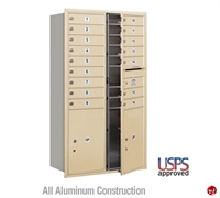 Picture of BREW Aluminum Mailbox Locker, Double Column, Rear Loading