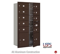 Picture of BREW Aluminum Mailbox Locker, Double Column, Rear Loading