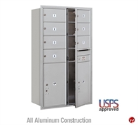 Picture of BREW Aluminum Mailbox Locker, Double Column, Rear Loading