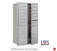 Picture of BREW Aluminum Mailbox Locker, Double Column, Front Loading