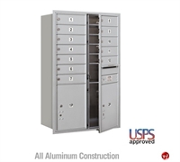 Picture of BREW Aluminum Mailbox Locker, Double Column, Front Loading