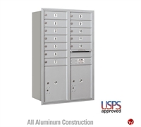 Picture of BREW Aluminum Mailbox Locker, Double Column, Rear Loading