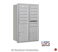 Picture of BREW Aluminum Mailbox Locker, Double Column, Rear Loading