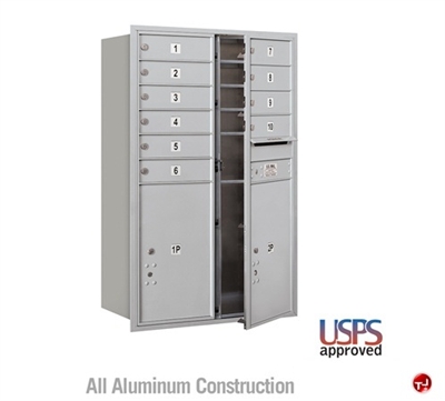 Picture of BREW Aluminum Mailbox Locker, Double Column, Front Loading