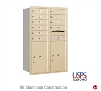 Picture of BREW Aluminum Mailbox Locker, Double Column, Rear Loading