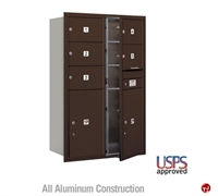 Picture of BREW Aluminum Mailbox Locker, Double Column, Front Loading