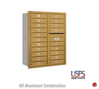 Picture of BREW Aluminum Mailbox Locker, Double Column, Rear Loading