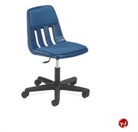 Picture of AILE Armless Poly Plastic Swivel Task Chair