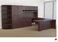 Picture of Peblo Custmo U Shape Desk with Overehead Storage