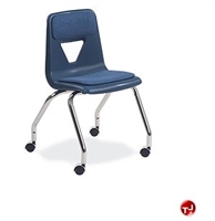 Picture of AILE Poly Shell Armless Mobile Chair, Padded Seat