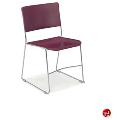 Picture of AILE Poly Plastic Armless Sled Base Stack Chair