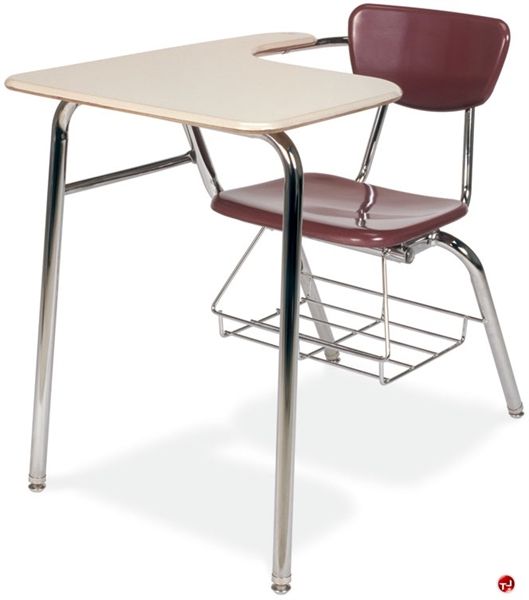 The Office Leader. AILE Classroom Chair Desk Combo, Bookrack
