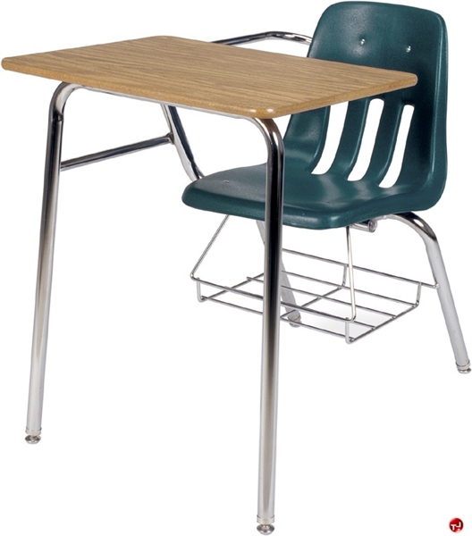 The Office Leader. AILE Classroom Chair Desk Combo, Bookrack