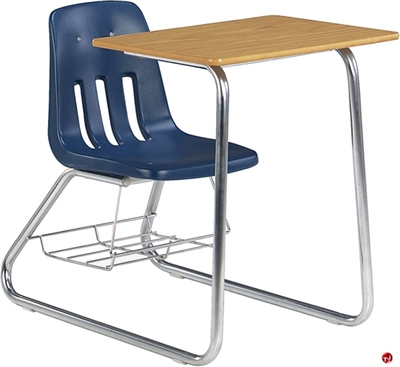 Picture of AILE Classroom Chair Desk Combo, Sled Base, Bookrack