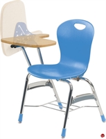 Picture of AILE Classroom Flip Top Tablet Arm Chair, Bookrack