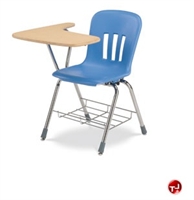 Picture of AILE Classroom Flip Top Tablet Arm Chair, Bookrack