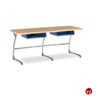 Picture of AILE 2 Student Sled Base Classroom Desk