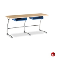 Picture of AILE 2 Student Sled Base Classroom Desk