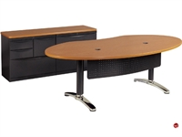 Picture of AILE 44" x 84" Table Desk with Storage Credenza