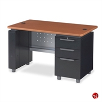 Picture of AILE 30" x 48" Single Pedestal Steel Desk Workstation