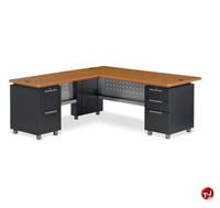 Picture of AILE 30" x 72" L Shape Steel Desk Workstation