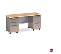 Picture of AILE 24" x 60" Mobile Steel Credenza Desk Workstation