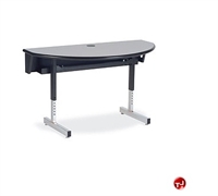 Picture of AILE 48" Half Round Height Adjustable Training Table