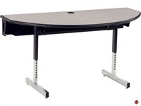 Picture of AILE 60" Half Round Height Adjustable Training Table