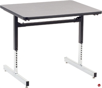 Picture of AILE 30" x 36" Height Adjustable Computer Training Table
