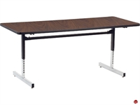 Picture of AILE 30" x 72" Height Adjustable Training Computer Table