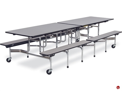 Picture of AILE Mobile Folding Cafeteria Bench Table