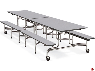 Picture of AILE Mobile Folding Cafeteria Bench Table