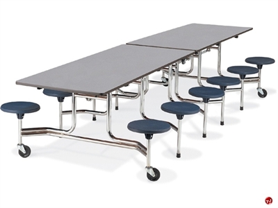 Picture of AILE Mobile Folding Cafeteria Stool Table