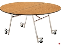 Picture of AILE 60" Round Mobile Folding Cafeteria Table