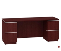 Picture of Bush Milano2, 72"W Kneespace Credenza, Double Pedestal