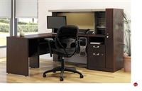 Picture of Bush Quantum, L Shape Office Desk Workstation, Storage Cabinet