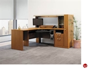 Picture of Bush Quantum, L Shape Office Desk Station,Storage Cabinet