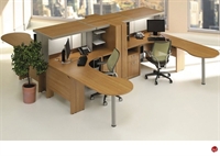 Picture of Bush Quantum, L Shape 4 Person Office Desk Workstation