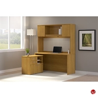 Picture of Bush Realize 66" Desk Station,Overhead Storage,Multi File